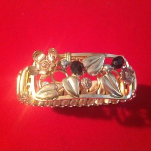 Gold Plated Expandable Bracelet Authentic Lustern